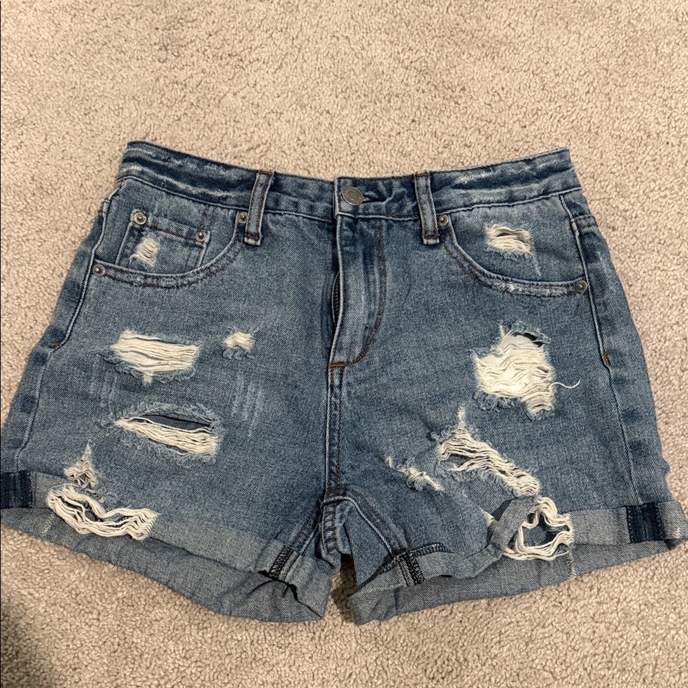 Set of 4 - Denim Shorts Set - Picture 4 of 5